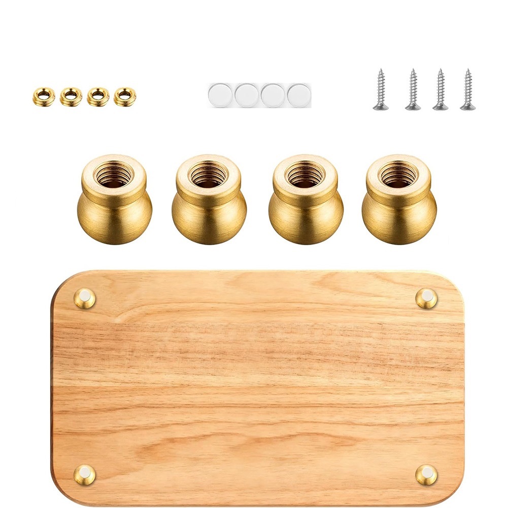 Brass Board Feet Set of 4 for  - огляд і ціна Display Risers Set