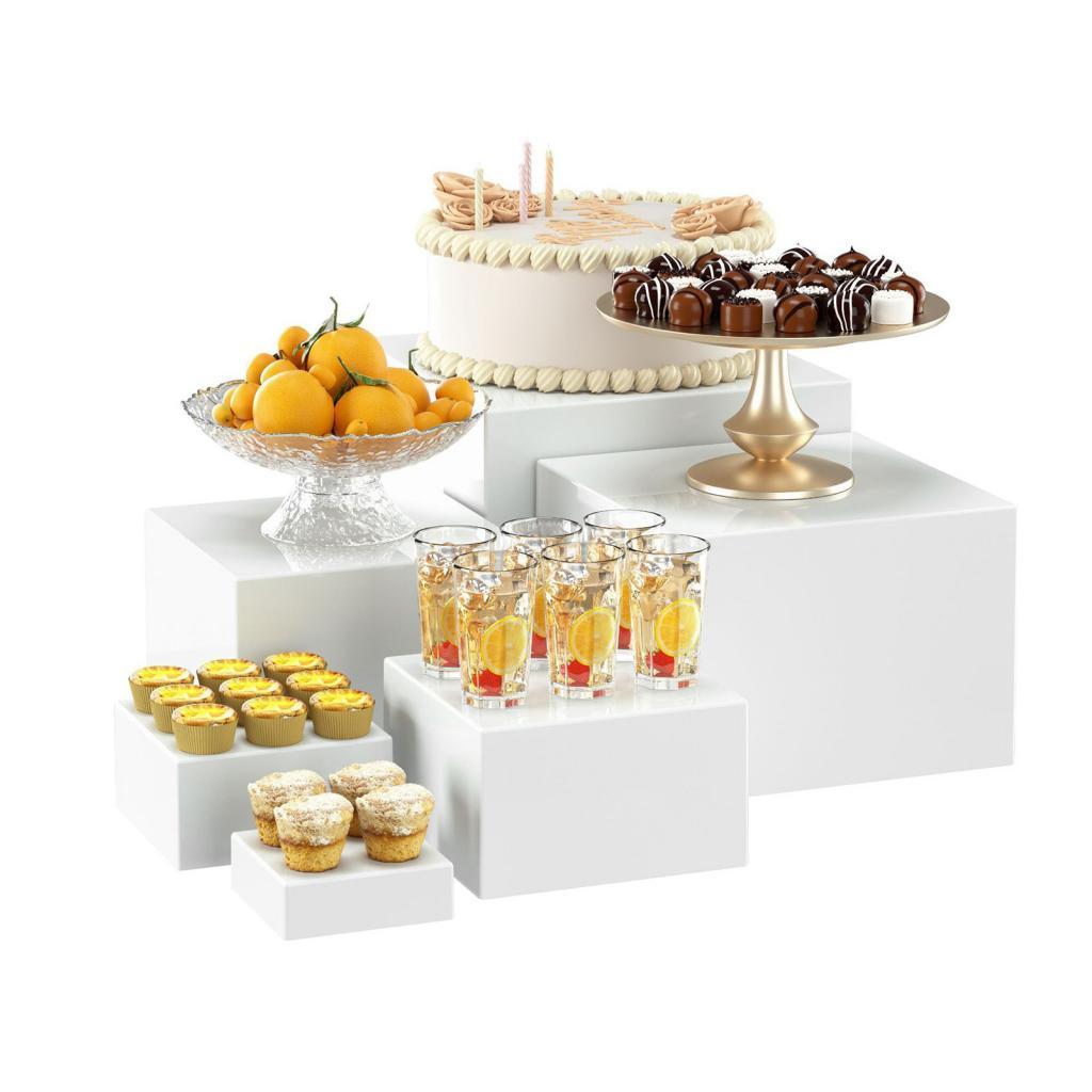 Acrylic Buffet Riser Set Multi - огляд і ціна Display Risers Set