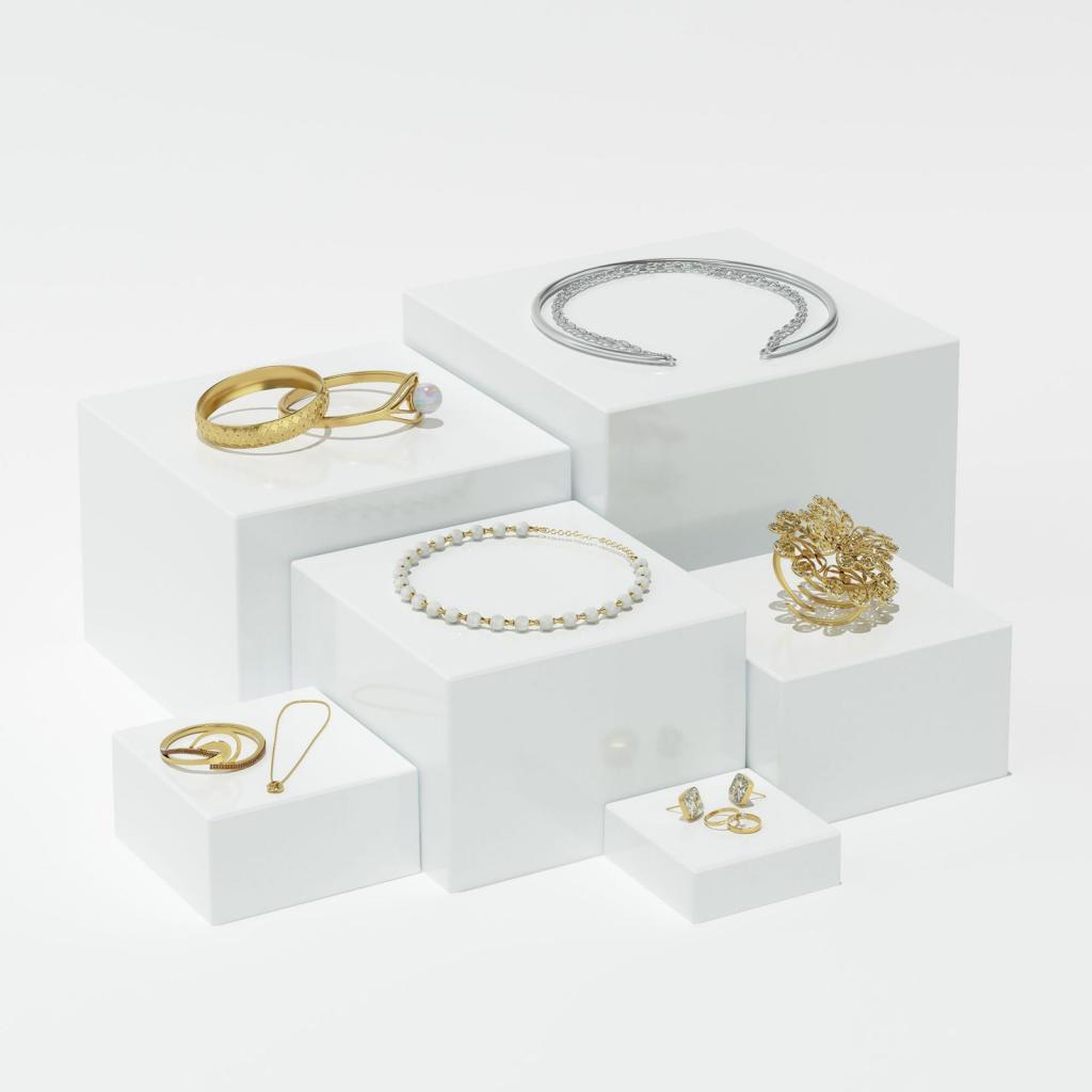 Acrylic Buffet Riser Set Multi - огляд і ціна Display Risers Set