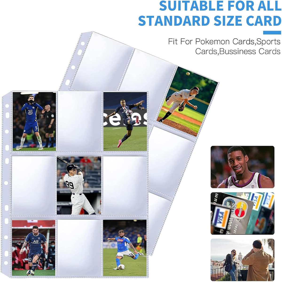50 Pack 9 Pocket Card Sleeves  - огляд і ціна Trading Card Binder